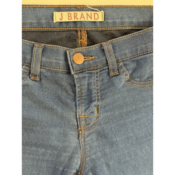 J Brand Jeans Womens 26 Blue Skinny Stretch Denim Classic Mid Rise Fitted Pants - Picture 2 of 7